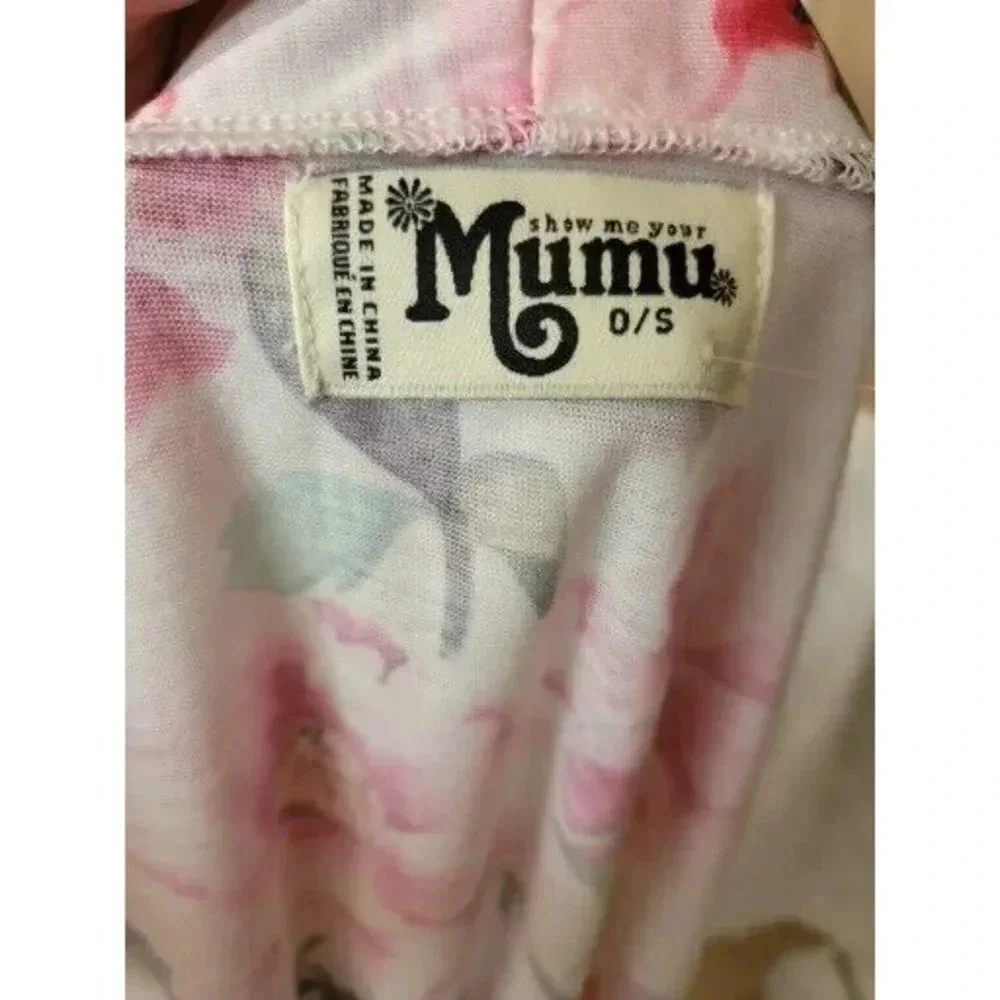 Show Me Your Mumu Robe Women's OS (One Size) Short Light Weight Floral Robe